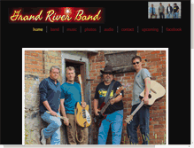 Tablet Screenshot of grandriverband.com